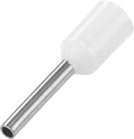 Conrad Electronic SE Conrad 1091304 - Wire end sleeve - Silver - Straight - Metallic - White - Copper - PVC