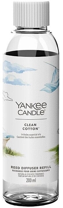 Nachfüller für Raumerfrischer Clean Cotton - Yankee Candle Signature Reed Diffuser