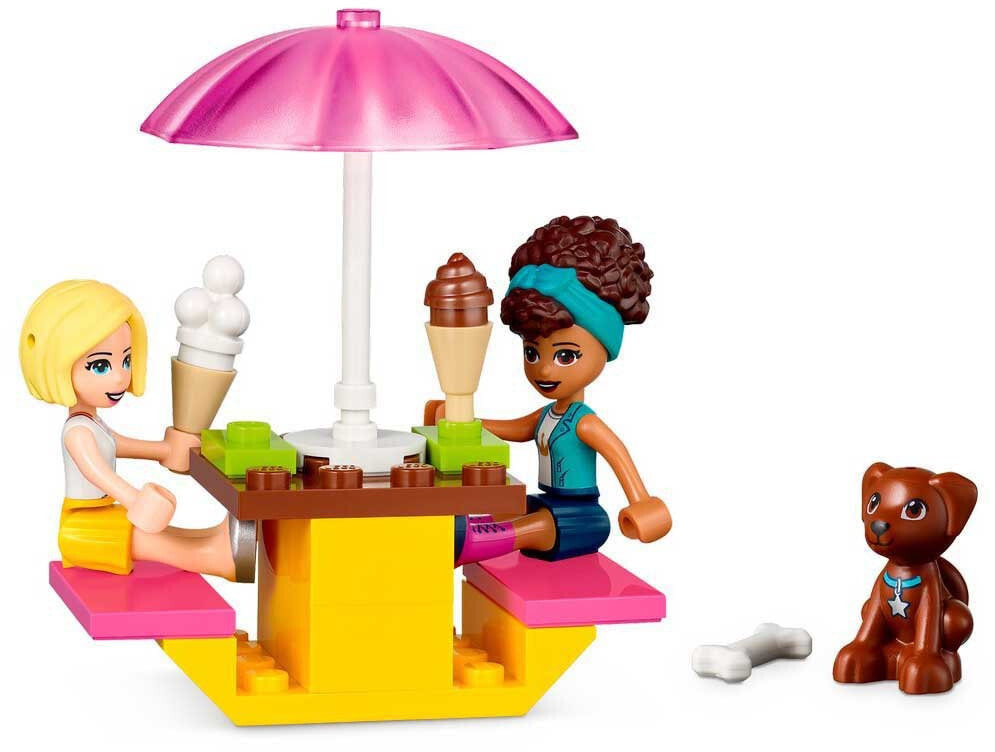 LEGO Friends 41715 Eiswagen, Spielzeug zum Zusammenbauen mit Hund, Fahrzeug  und Dash und Andrea Mini-Puppen, ab 4 Jahren : Buy Online in the UAE, Price  from 183 EAD & Shipping to Dubai | Alimart