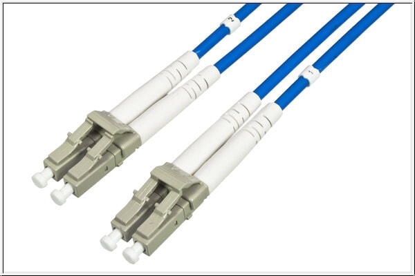 Alcasa LW-P8203 волоконно-оптический кабель 20 m OM3 2x LC Blue,White