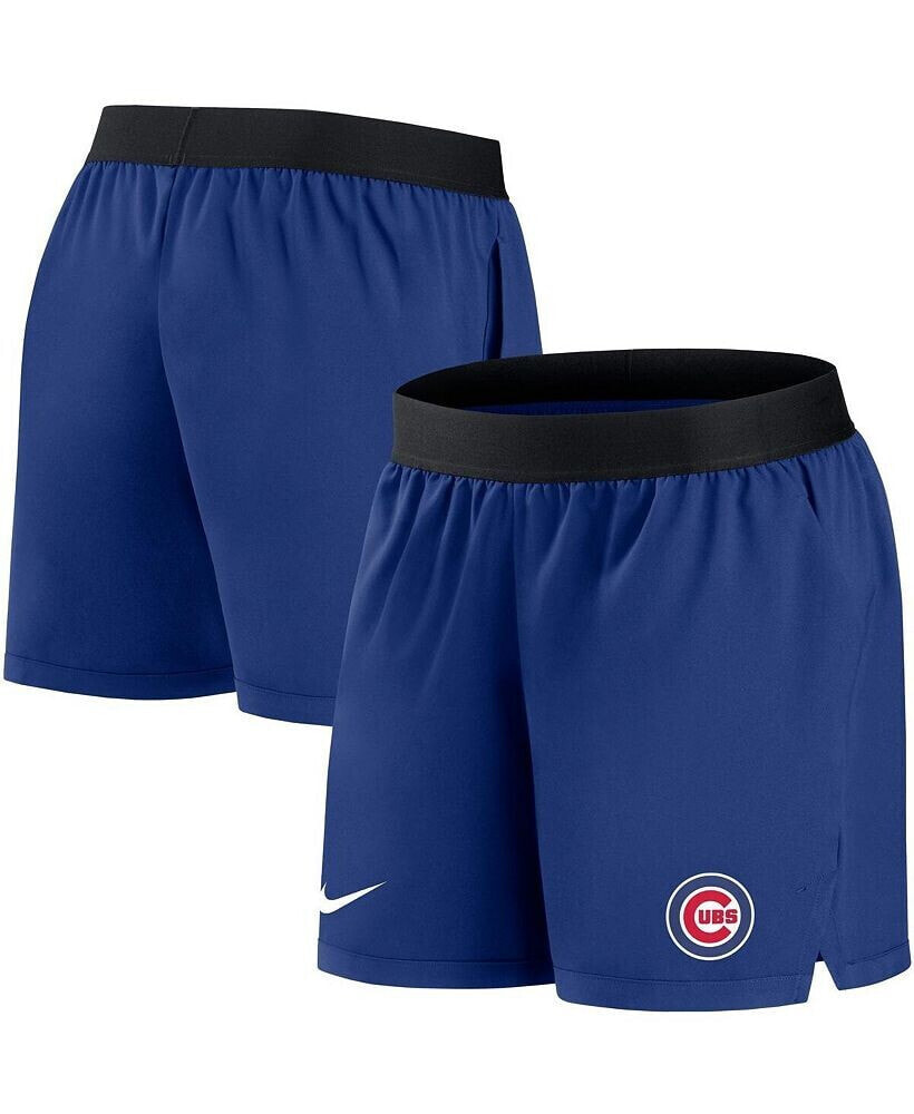 Nike women's Royal Chicago Cubs Authentic Collection Flex Vent Max Performance Shorts