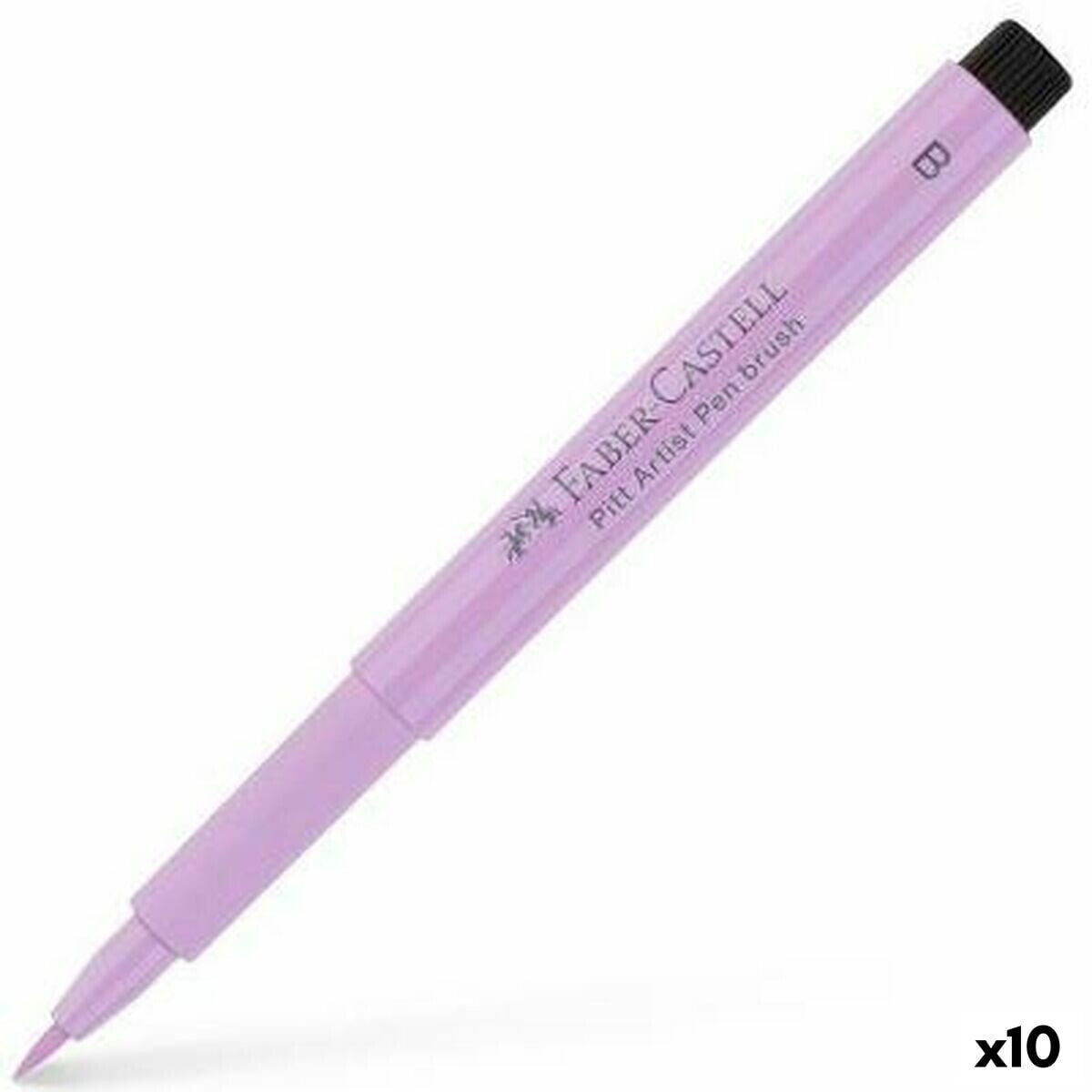 Felt-tip pens Faber-Castell Pitt Artist Lilac (10 Units)