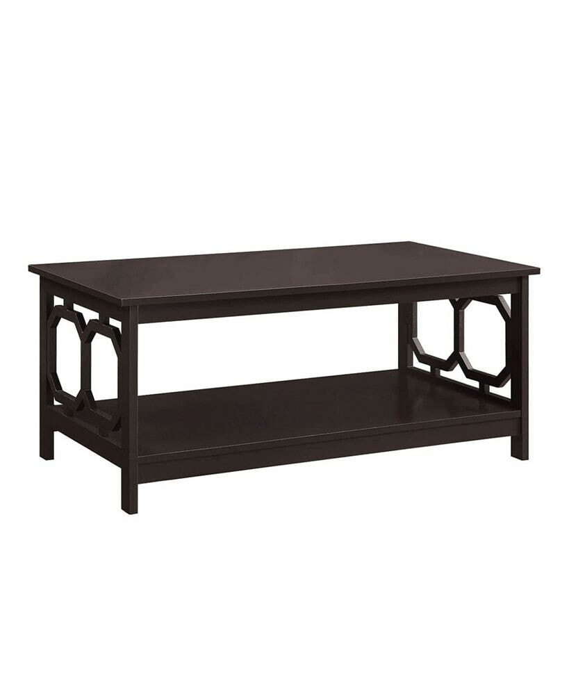 Convenience Concepts omega Coffee Table with Shelf