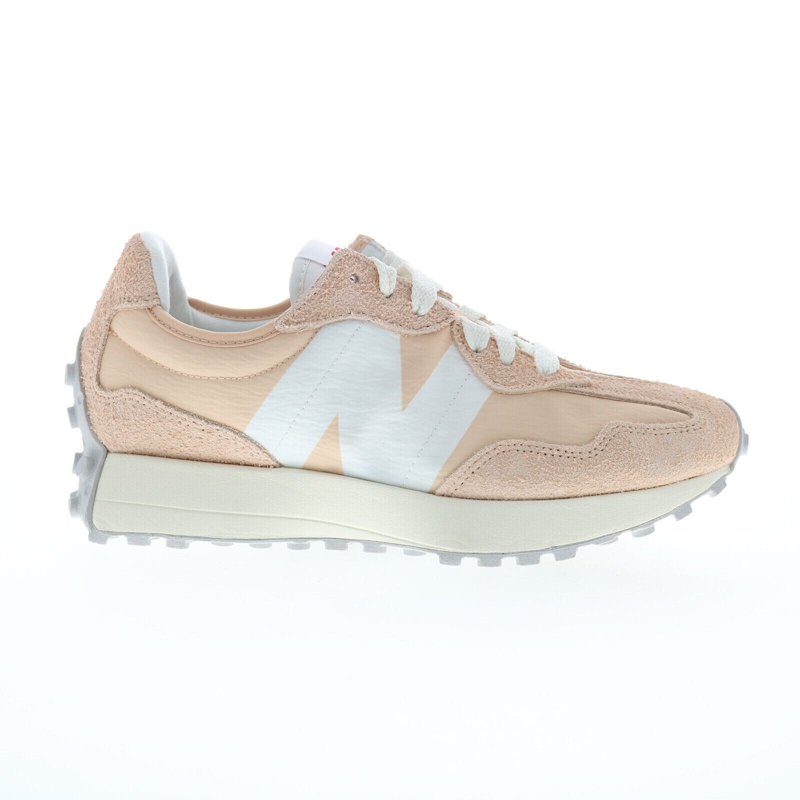 New Balance 327 U327LN Mens Beige Suede Lace Up Lifestyle Sneakers Shoes