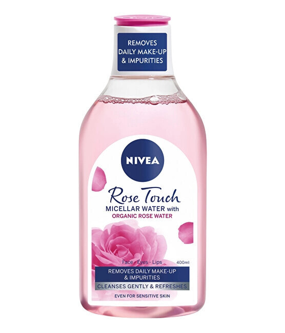 Nivea Rose Touch Micellar Water Розовая мицеллярная вода для удаления макияжа 400 мл