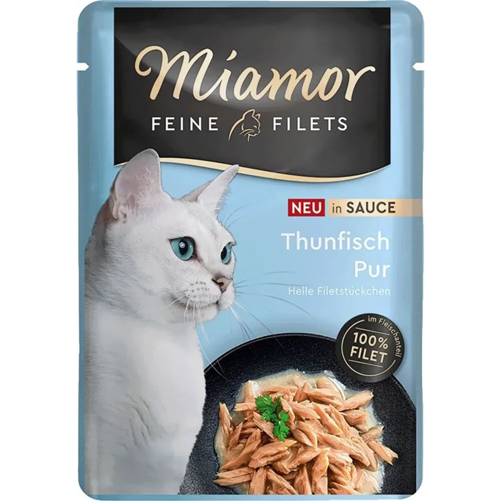 MIAMOR Fine filets tunasauce wet cat food 100g