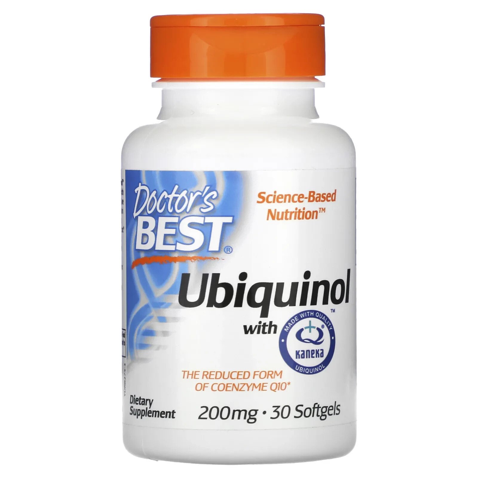 Doctor's Best, Ubiquinol with Kaneka, 200 mg, 120 Softgels