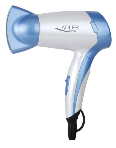 Фен или фен-щётка для волос Adler Sp. z.o.o. Adler AD 2222, Blue,White, Hanging loop, 1200 W, 120 x 80 x 190 mm