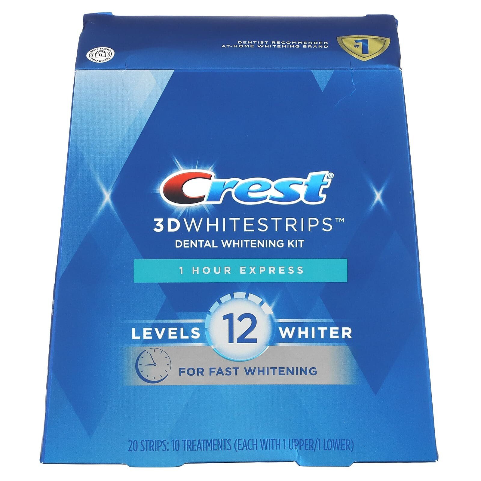 Crest, 3D Whitestrips, Classic Vivid, комплект для отбеливания зубов, 20 полосок