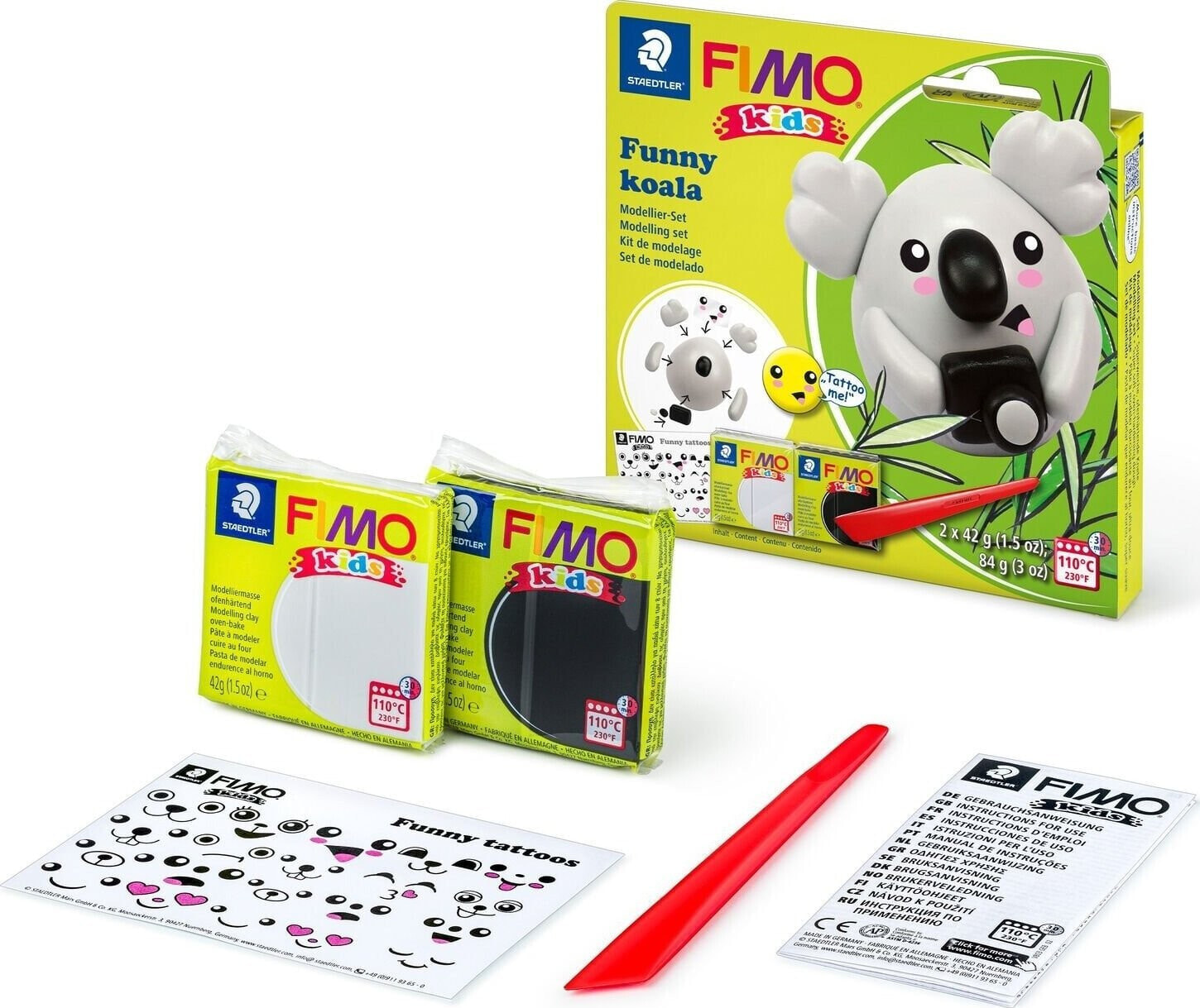 Staedtler Zestaw Fimo Kids Form&Play 2 x 42g Koala