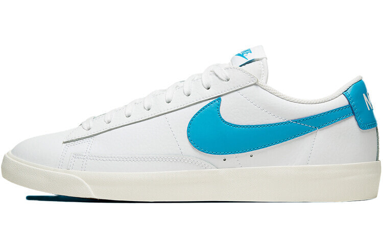 Nike Blazer Low 低帮 板鞋 男女同款 白蓝 / Кроссовки Nike Blazer Low CI6377-104