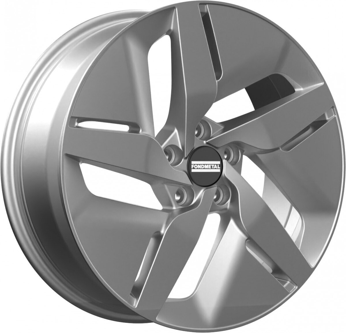 Колесный диск литой Fondmetal E-Joule glossy silver 8x20 ET26 - LK5/112 ML66.5