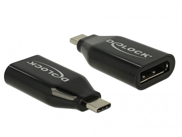 DeLOCK 62977 кабельный разъем/переходник USB Type-C Displayport Черный