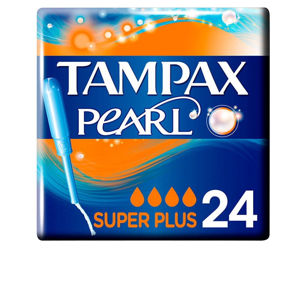 Tampax Pearl Tampons Компактные тампоны с аппликатором Супер плюс 24 шт.