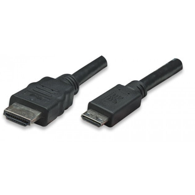 Techly ICOC-HDMI-B-025 HDMI кабель 3 m HDMI Тип A (Стандарт) HDMI Type C (Mini) Черный