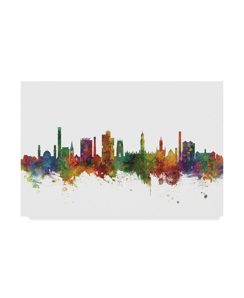 Trademark Global michael Tompsett Bradford England Skyline II Canvas Art - 37