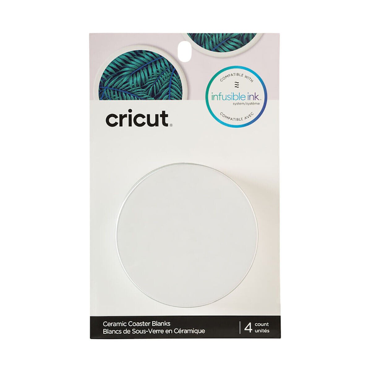 Customisable Coaster for Cutting Plotter Cricut Ceramic
