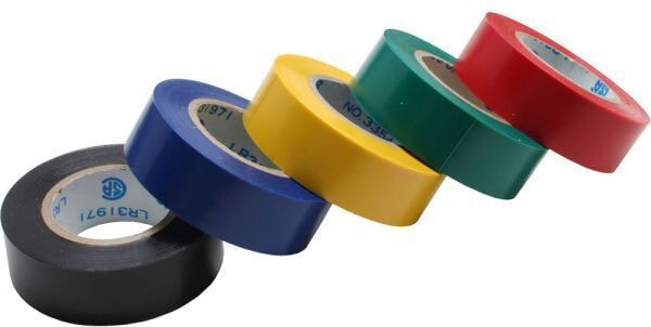 InLine 5-pack insulating tapes 18mm x 9m (43039)