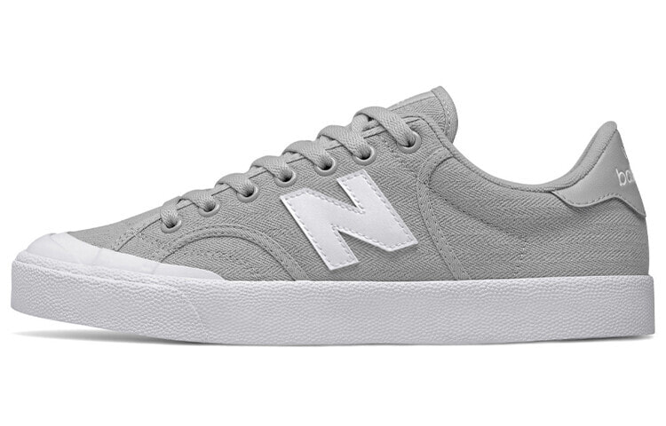 New Balance NB Pro Court 低帮 板鞋 男女同款 灰白色 / Кроссовки New Balance NB Pro Court Casual Shoes Sneakers