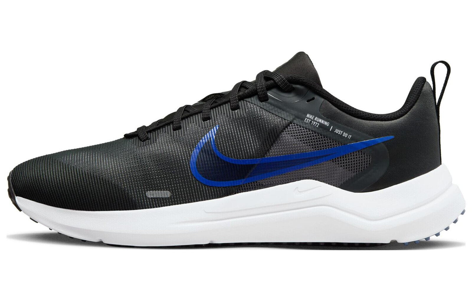 Nike Downshifter 12 可回收材料 低帮 跑步鞋 男款 黑蓝 / Кроссовки Nike Downshifter 12 DD9293-005