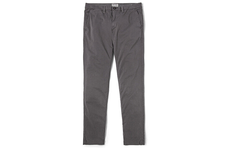 Timberland 户外休闲纯色修身弹性长裤 男款 灰色 / Timberland A24DW-033