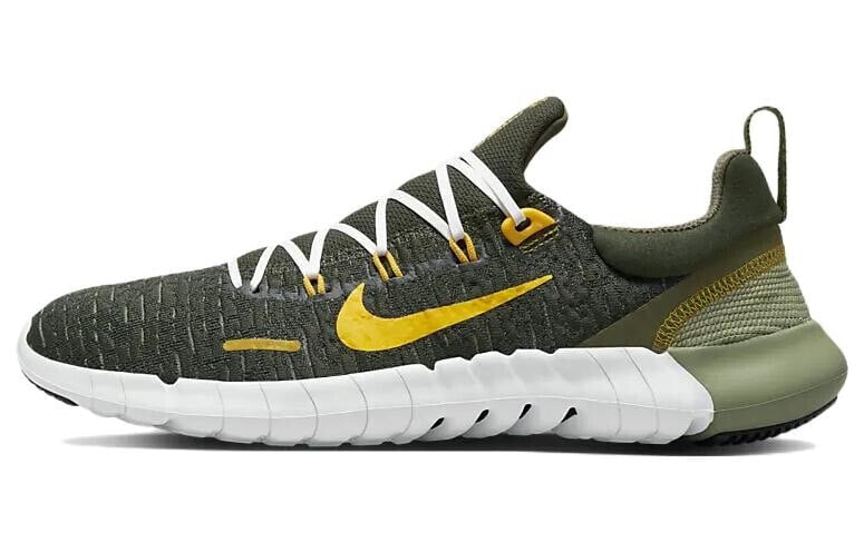 Nike Free Run 5.0 Next Nature 耐磨透气 低帮 跑步鞋 绿黄 / Кроссовки Nike Free Run FD0786-300