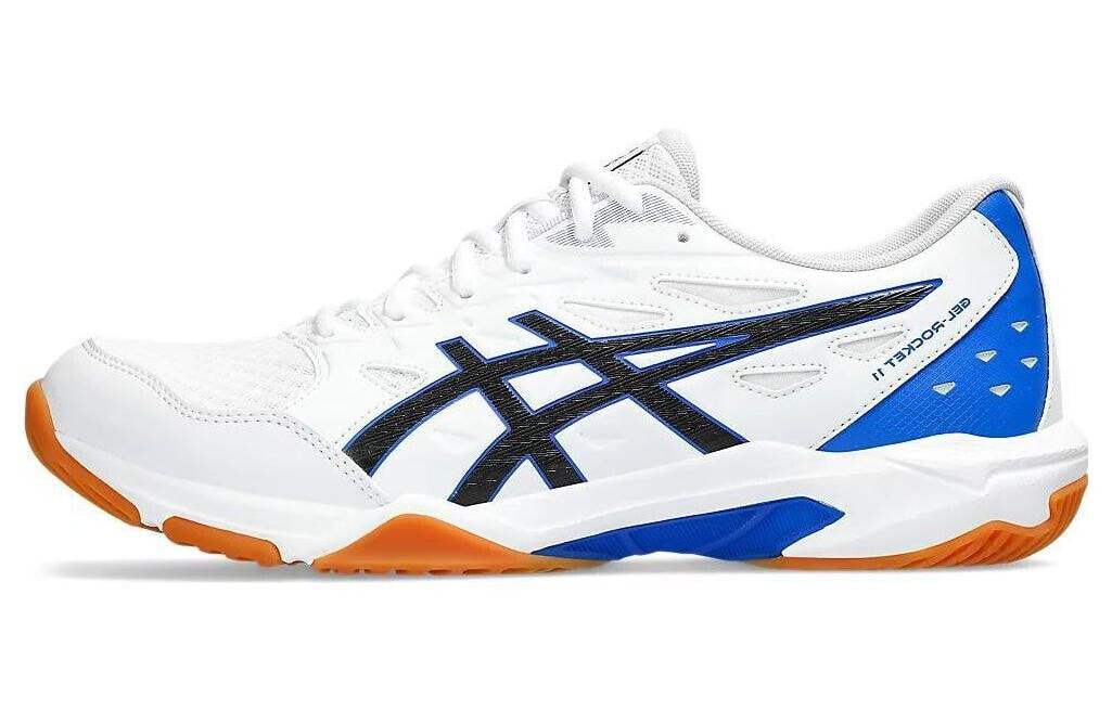 Asics Gel-Rocket 11 防滑耐磨 低帮 训练鞋 男款 蓝黄色 / Кроссовки Asics Gel-Rocket 11 1071A091-100