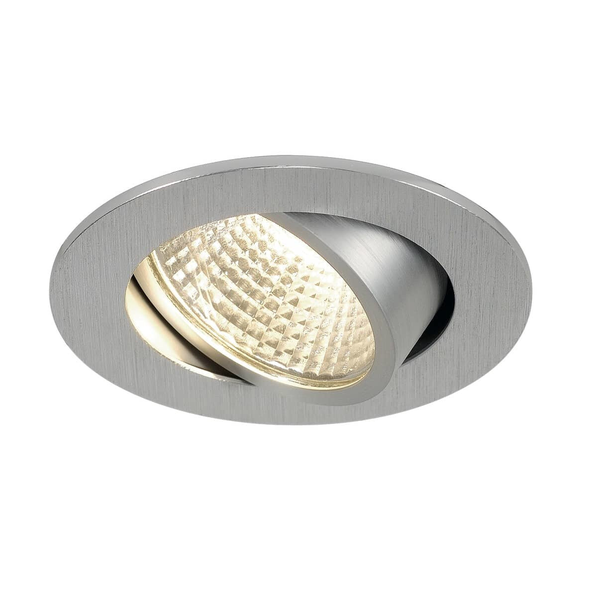 SLV New Tria - Recessed lighting spot - 1 bulb(s) - 3000 K - 300 lm - 100-240 V - Aluminium