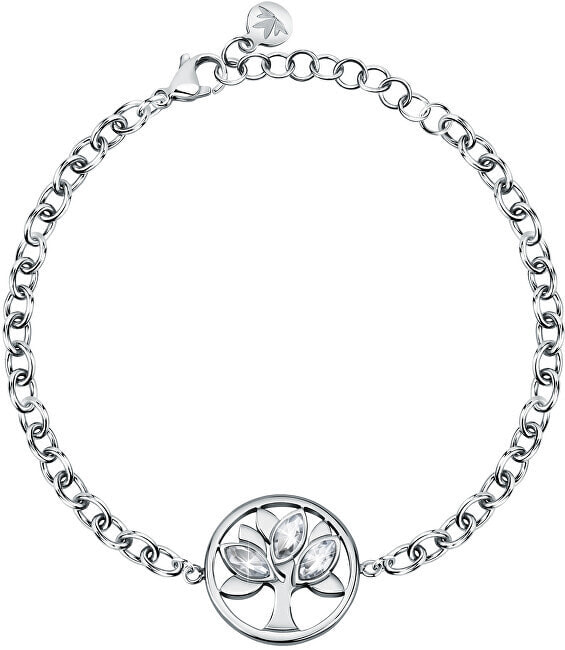 Classic Steel Bracelet with Crystals Tree of Life Vita SATD20