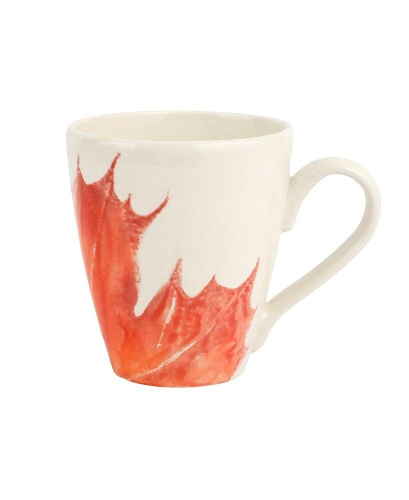 VIETRI autunno Maple Leaf Mug