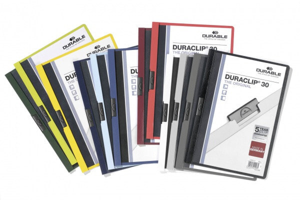 Durable DURACLIP 30 обложка с зажимом Разноцветный ПВХ, Стальной 220000