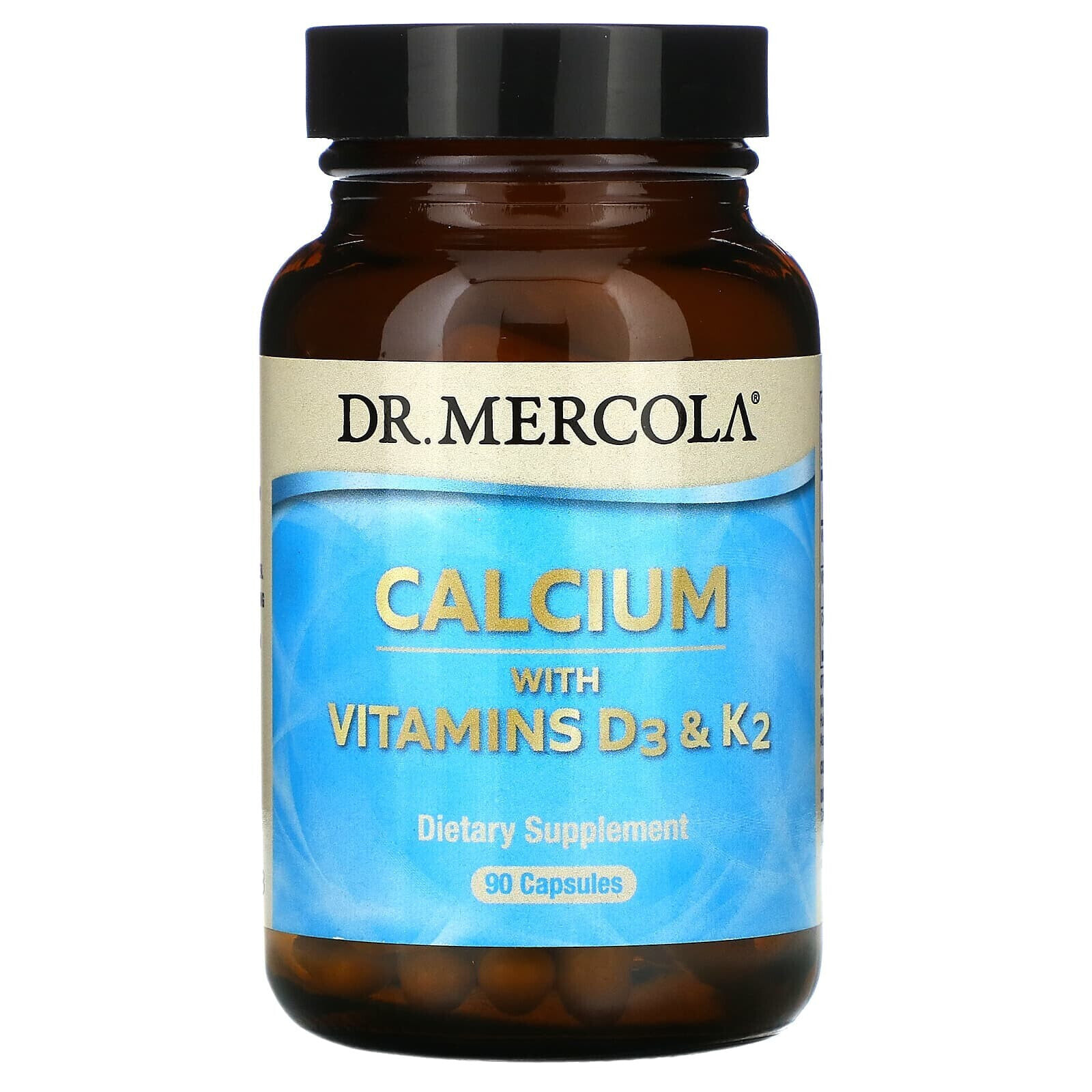 Calcium with Vitamins D3 & K2, 30 Capsules