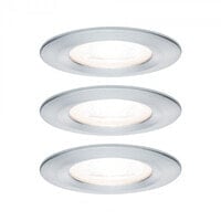 PAULMANN 934.44 - Recessed lighting spot - GU10 - 3 bulb(s) - LED - 2700 K - Aluminium