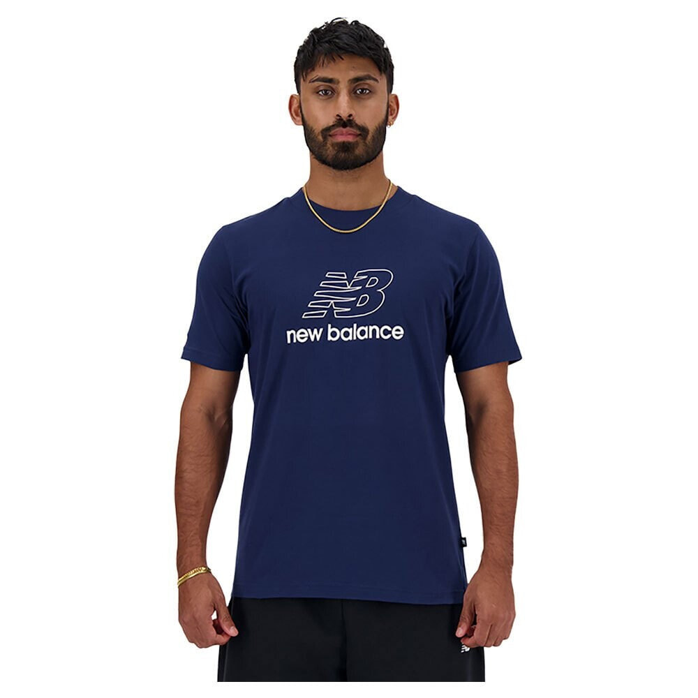 NEW BALANCE Graphic V Flying Brand Short Sleeve T-Shirt