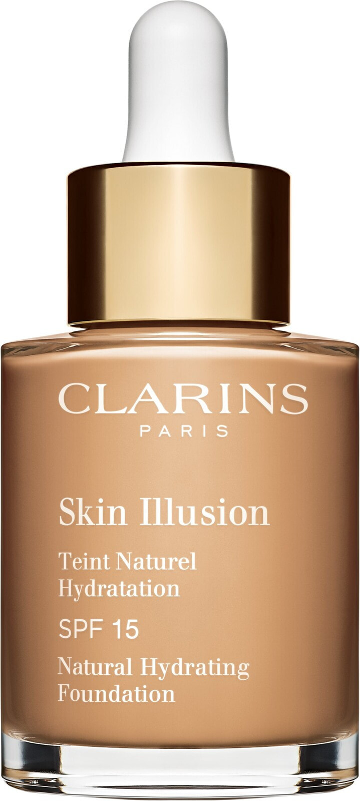 Clarins Skin Illusion Natural Hydrating Foundation SPF15 Увлажняющий тональный крем #113-chestnut  30 мл