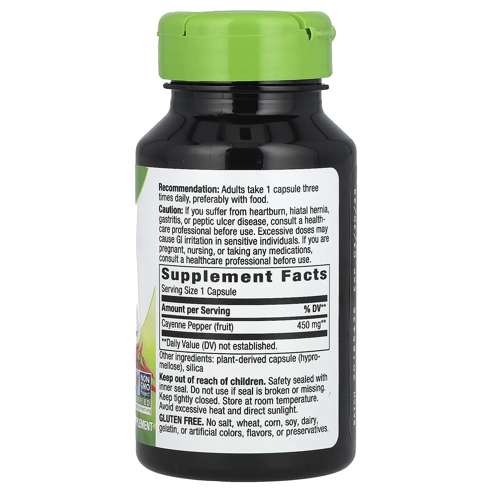 Cayenne Fruit, 40,000 SHU, 180 Vegan Capsules