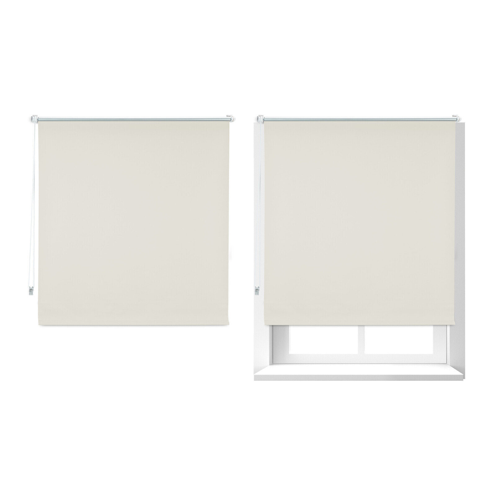 2x Thermorollo beige 160x80 cm