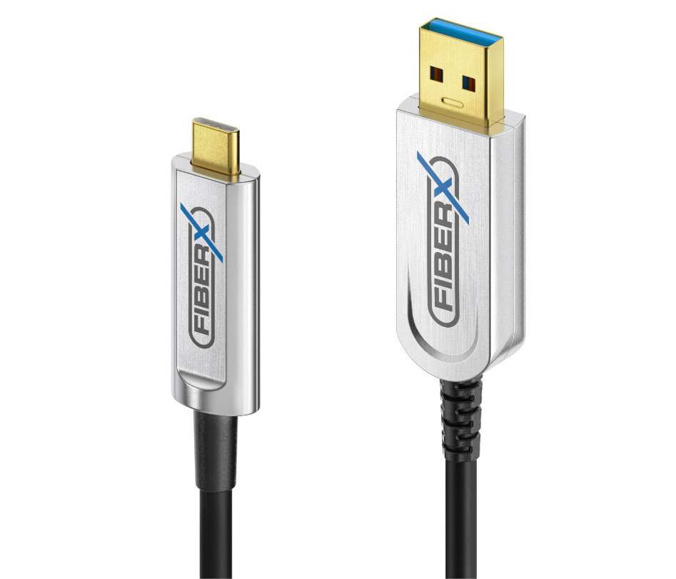 PureLink FX-I530-010, 10 м, USB C, USB A, USB 3.2 поколения 2 (3.1 поколения 2), 10000 Мбит/с, Черный