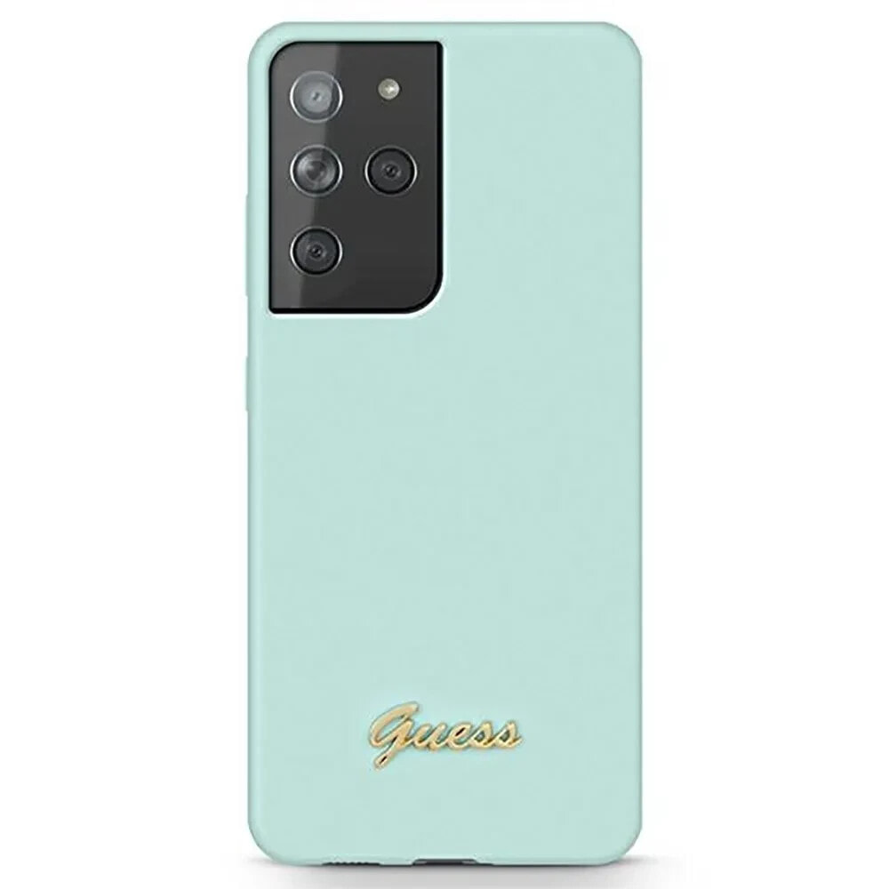 GUESS GUHCS21LLSLMGLB S21 Ultra G998 Silicone phone case