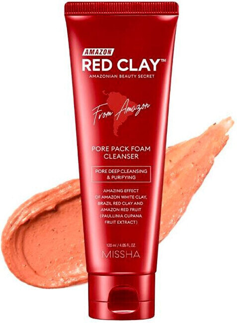 Amazon Red Clay™ Pore Pack Foam Cleanser 120ml