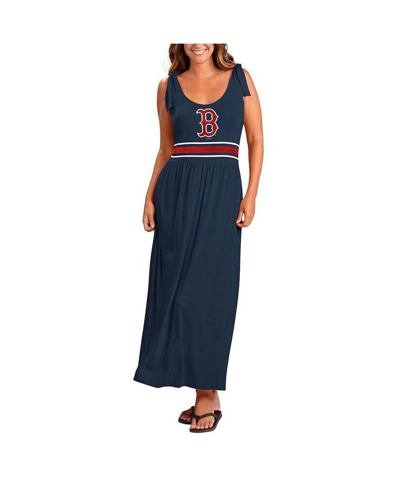 G-III 4Her by Carl Banks women's Navy Boston Red Sox Game Over Maxi Dress