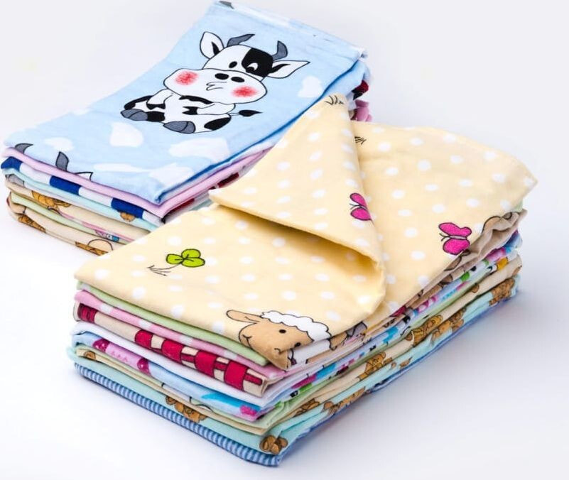 Sensillo Flannel diaper 70x80 prints, Sensillo