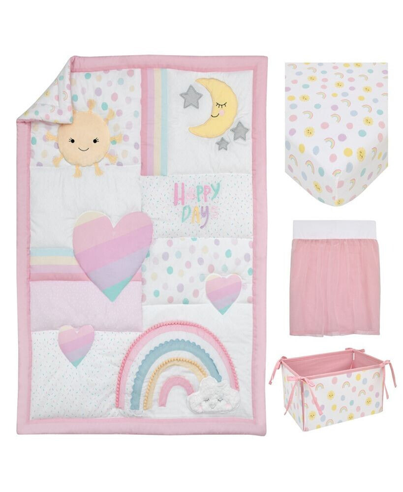 NoJo happy Days Fitted Crib Sheet