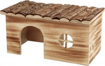Trixie Domek dla królika drewniany, podpalany, 35 × 18 × 20 cm