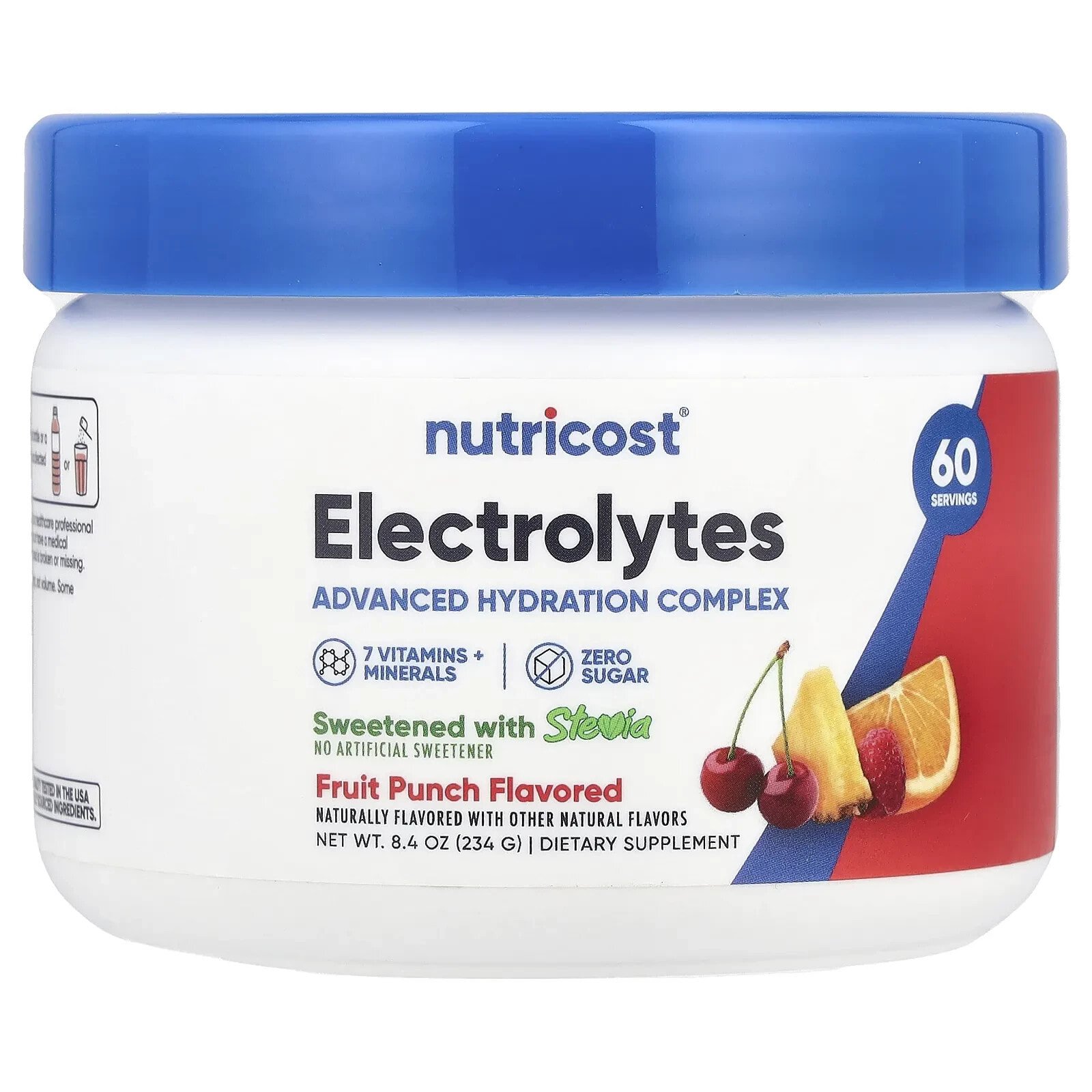 Electrolytes, Advanced Hydration Complex, Blue Raspberry, 8.4 oz (234 g)