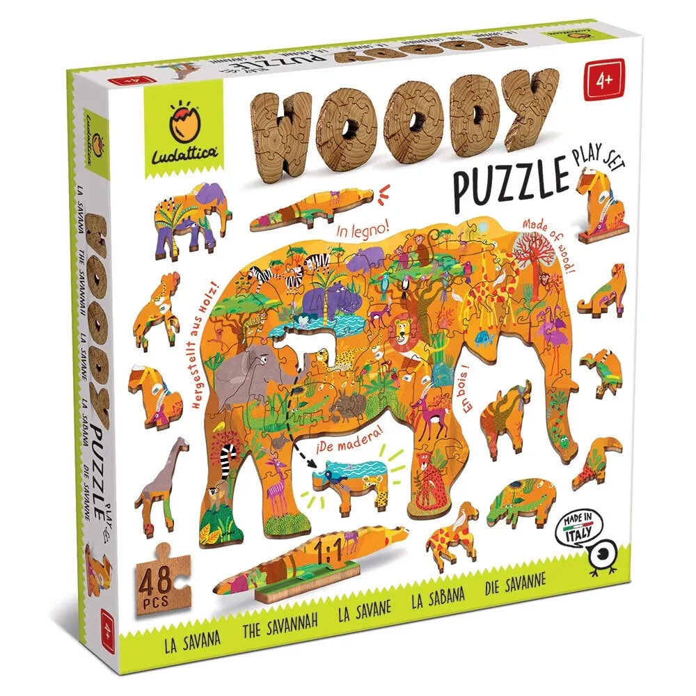 LUDATTICA Woody The Savannah Puzzle