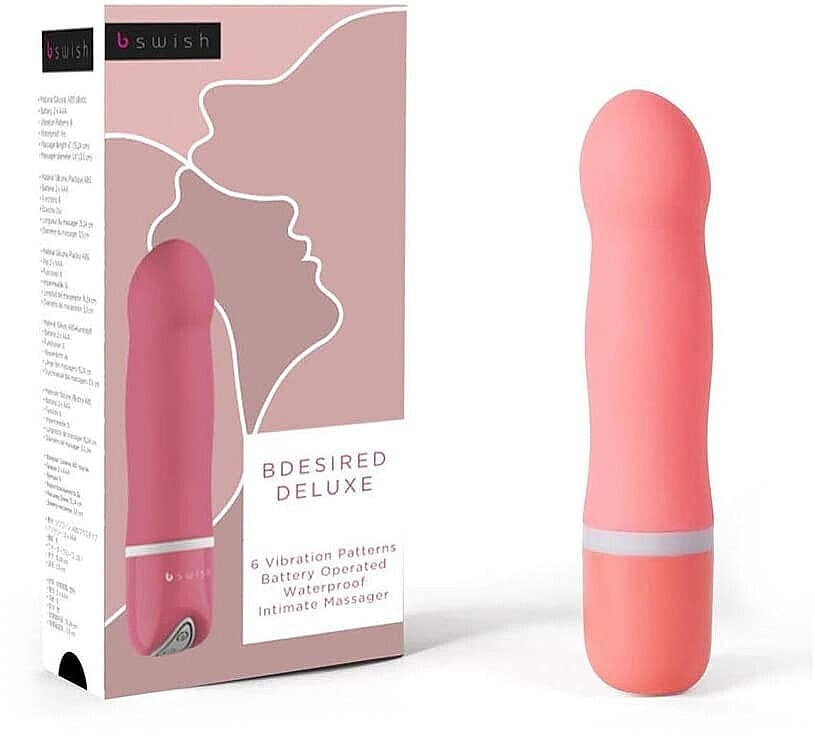 Vibrator korallenrot - B Swish Bdesired Deluxe Vibrator Natural Coral