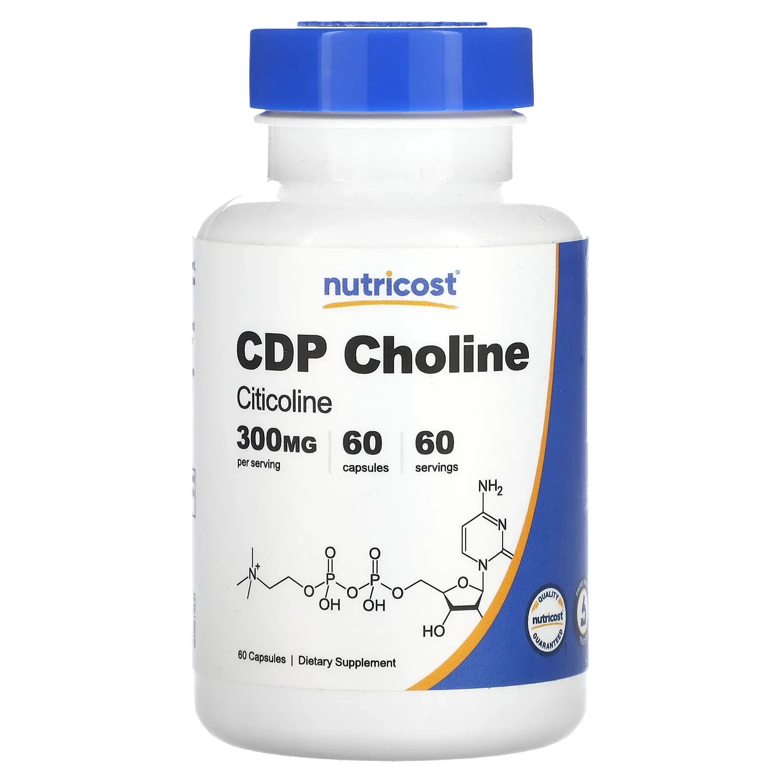 CDP Choline, Citicoline, 300 mg, 120 Capsules