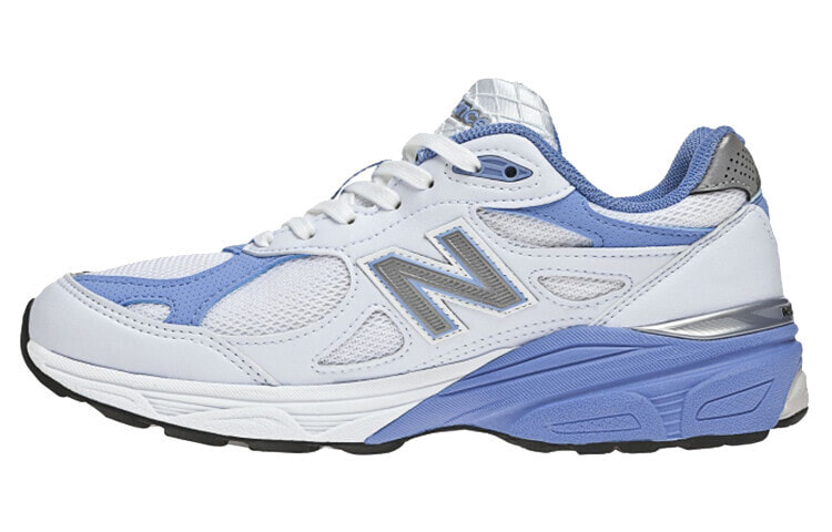 New Balance 990 v3 低帮 跑步鞋 女款 白蓝灰 / Кроссовки New Balance 990 v3 W990WB3