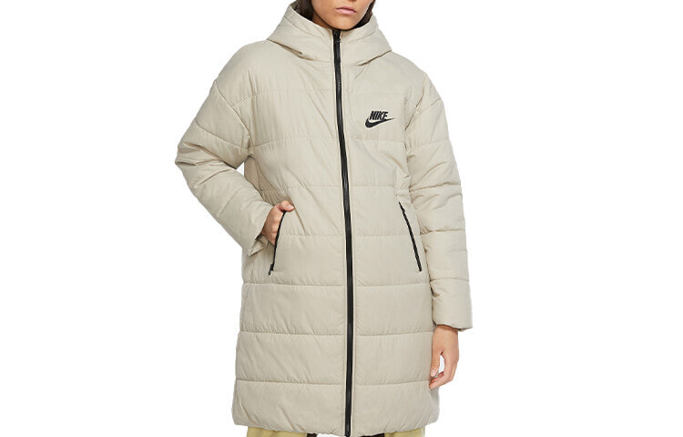 Nike Puffer Jackets Women's Stone Color